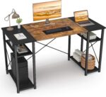 TEKAVO - Computer Table for Home Office with Storage | 160 cm Length |(X-Large- (160 CM)) / DIY - Image 2