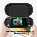 TMG PS Vita Case, Carrying Case Compatible for PS Vita, Portable Travel Carrying Bag for Sony PS Vita, Waterproof and Whockproof Professional PlayStation Vita Travel Pouch (Black) - Image 2