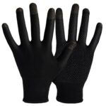 TMG Touchscreen Gloves for Mobile Phone/iPad Tablet, Anti Sweat Gaming Gloves, Breathable Seamless Full Finger Game Gloves, Black, One Size, Unisex - Image 2