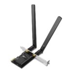 TP-Link AX1800 Wi-Fi 6 High Gain Antennas Bluetooth 5.2 PCIe Adapter, Dual-Band, Low-Profile Bracket, MU-MIMO, Low- Latency Gaming, Supports Windows 10/11, Highly Secure WPA3 (Archer TX20E), Black - Image 2