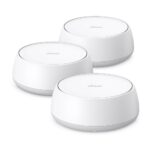 TP-Link Deco BE25(3-Pack) Dual Band BE5000 Whole Home Mesh WiFi 7 System| 8K Streaming | 5 Gbps Router | 2×2.5 Gbps Gigabit, 4K-QAM, 4 Antennas | VPN, MU-MIMO | Works with Alexa and Google Assistant - Image 2