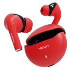 TRIGGR Rizz Duo with Latest BT v6.0, Dual Pairing, Premium Rubber Finish, 40Hr Playtime Bluetooth (Red Eclipse, in The Ear) - Image 2