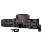 TRONICA Republic Series 5.1 Bluetooth Home Audio Speaker with FM, AUX, USB, SD Card Support and Remote Control (Black) - Image 2