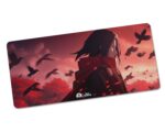 Tee Mafia Uchiha Sasuke Ita-Chi - Anime Series Mouse Mat - Printed Large Extended XXL Mouse Pad for Laptop, Desktop, PC for Gaming Table Mat - Anti-Skid Rubber - [11 x 23in] - Pack of 1 (D4) - Image 2