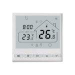Temperature Controller Smart Thermostat 5+2 Programmable 3A Water Heating Thermostat DIY Install LCD Display Smart Temperature Controller Digital Thermostat for Office/Home - Image 2