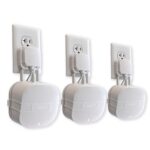 The Eero Genie for eero 6+, eero 6, and Mesh Wi-Fi: Wall Mount Outlet Holder Stand | Lowest Profile | Open Access | Multiple Install Options | Horizontal Outlets | Design Winner! (3-Pack) - Image 2
