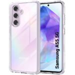 TheGiftKart Ultra-Hybrid Crystal Clear Back Case Cover for Samsung Galaxy A55 5G | Shockproof Design | Hard Back Cover Case for Samsung Galaxy A55 5G (PC & TPU, Transparent) - Image 2