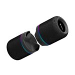 Toreto Twin Magno Magnetic Wireless Bluetooth Speaker 16W | Detachable Dual Speakers, RGB Lights, 6H Playtime, TWS Stereo Mode, Type-C Charging | Portable Wireless Speaker (Black) - Image 2