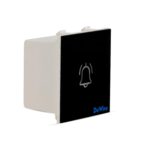 Touch Bell Switch Glossy Glass Finish Waterproof & Shock Proof Modular Fitting - Image 2