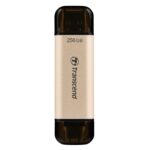 Transcend JetFlash 930C 256GB USB Type C 3.2 Gen 1 (USB 5Gbps) Flash Drive, High Performance & High Endurance Pen Drive, Read/Write - up to 420 MB/s & 400 MB/s, 5 Yrs. Warranty, Gold (TS256GJF930C) - Image 2