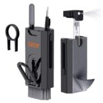 Tukzer Multifunctional 8-in-1 Cleaning Kit with 3-in-1 Cleaning Pen, Screen Cleaner Spray, Cleaning Brush for Keyboard, Mobile Holder| for Gadgets, Earbuds, Mobile, Tablet, Laptop, Computer (Black) - Image 2