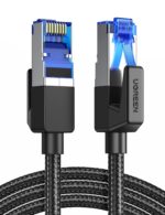 UGREEN CAT 8 Ethernet Cable 40Gbps 2000MHz High Speed F/FTP POE RJ45 LAN Braided Network Cord Compatible with Xbox One Switch PS5 PS4 WiFi Extender Router Modem Patch Panel 1M - Image 2