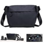 ULANZI Versatile Camera Shoulder Bag Photography Travel Messenger Portable Travel Bag Accessories Stylish Crossbody DSLR Sling Bag Compatible with Sony Canon etc -BLACK - Image 2