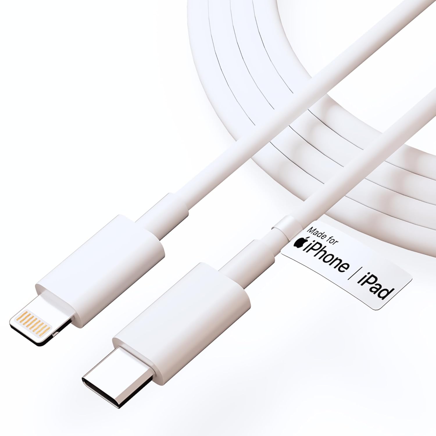 UNBREAKcable USB Type C to Lightning Cable 27W [MFi Certified + 2 Years Warranty] Fast Charger Cable for iPhone 14/13/12/11/X/XS/XR/8/Plus, iPad Mini/Pro/Max, USB Type-C Power Delivery Cord by Tudox - Image 2