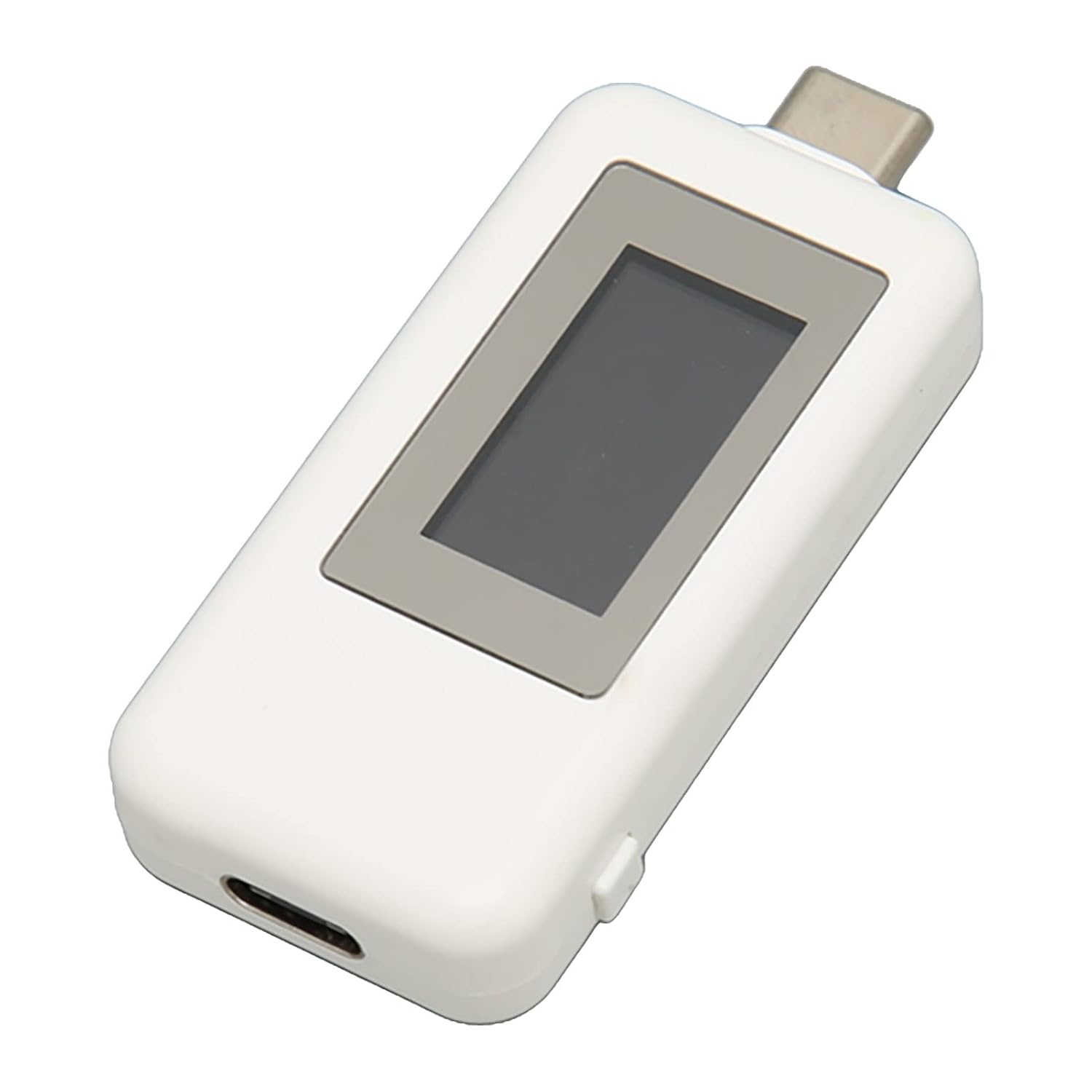 USB Voltage Tester, Portable USB Current Tester Multifunctional Digital LCD Display for Laptop for Power Bank for Phone (White) - Image 2