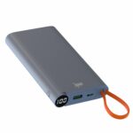 Unix 10000mAH Li-Polymer, Micro-USB and Type C Input Port, Power Bank 3i with 18W Fast Charging (UX-1522, Grey) - Image 2