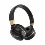 Unix Elite 9 Wireless Bluetooth Headphones with 40mm Drivers | 12-Hour Playback | Soft Earpads, TF Card Support, Foldable Design | Over-Ear Headphones for Music | Travel, Gym, Game & Calls - Black - Image 2