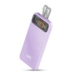Unix UX-1513 10000mAh Slim Power Bank with Fast Charging | Dual USB Output, Type-C Input/Output, Digital Display | Multi-Layer Protection – Portable Battery Backup for iPhone, Android - (Purple) - Image 2