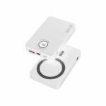 Unix UX-1530 10000mAh Magnetic Wireless Power Bank | 22.5W PD Fast Charging | 15W Qi Wireless Charging | Type-C Input/Output | LED Display| BIS Certified | for iPhone, Android & USB Devices - (White) - Image 2