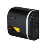 V-Guard Mini Crystal Supreme TV Stabilizer | Applicable for Smart TV's up to 82cm(32') +Set Top Box |1.3 Ampere Capacity |LED Indicator| 3 Year Warranty | Black - Image 2