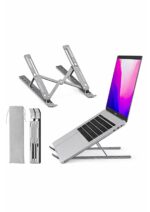 Vastu Creation 6 Angles Adjustable Aluminum Ergonomic Foldable Portable Tabletop Laptop/Desktop Riser Stand Holder Compatible for MacBook, HP, Dell, Lenovo & All Other Notebook - Image 2