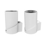 Wall Mount for TP-Link Deco X68/XE75/AXE5300 Mesh Wi-Fi 6 System, Space-Saving Wall Hanging Bracket Holder for Wi-Fi Booster, Cable Organizer Without Messy, Easy Installation (2Pack) - Image 2