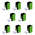 Wardrobe Door Light Switch | Auto ON/OFF Push Button Sensor for Wardrobes, Cabinets, Bookcases, and More | Smart Energy Saving Lamp Controller (ESY-TC36, Pack of 8, White) ESYSENSE - Image 2