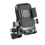 Waterproof Bike Mobile Holder for Handlebar 360° Rotation Phone Mount Universal Mobile Stand for All Smartphones Shockproof & Anti Slip Grip Bicycle Accessories (Black) - Image 2