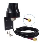 Waterproof Dual Band WiFi 2.4GHz 5GHz 5.8GHz Mini Omni-Directional 5dBi Wall Mount Outdoor RP-SMA Male Antenna for WiFi Router Hotspot Wireless Network Card Security IP - Image 2