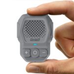 Wearable Bluetooth Speaker, Clip-On Wireless Jobsite Pro Water-Resistant Portable Speaker (Non-Magnetic), Built-in Mic for Hands-Free Music/Calls, Bluetooth Speaker (Grey) - Image 2