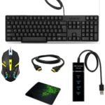 Wired Keyboard and RGB Gaming Mouse 1200 DPI | 4 Port USB Hub LED Light with Mouse Pad and 4K 60Hz HDMI Cable (1.5 Meter) - All-in-One Computer Setup Kit for Gaming, Office & Home - Image 2