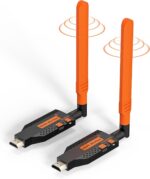 Wireless 150M HDMI Transmitter and Receiver, Plug and Play, 493FT Long Range 2.4G/5G 1080P HD Output Wireless HDMI Extender Kit for Strea-ming Video/Audio from Laptop, PC to HDTV/Projector. - Image 2