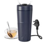 XECH Portable Electric Kettle 700ml | Small Travel Kettles with Rapid Boil, Cool-Touch, ABS Body, 500W, Coffee & Instant Meals | Mini Hot Water Flask (Hydroboil PRO) (Blue) - Image 2
