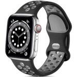 Xfilm Sports Strap Compatible for Watch Band 42mm 44mm 45mm Adjustable Silicone Wristband Sport Loop for Watch Series 7/6/5/4/3/2/1,SE - Image 2