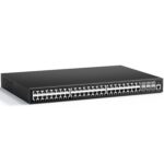 YuanLey 54 Port Gigabit Managed Switch with 48 10/100/1000Mbps RJ45 Ports, 6X 10Gbps SFP+, L3 Smart Managment Ethernet Switch, VLAN, QoS, ACL, SSL, Fanless, Rackmount Network Switch - Image 2