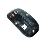 ZEBRONICS Glassy 10 Wireless Mouse, Dual Mode (2.4GHz + BT), Upto 1600 DPI, Silent Operation, 5 Buttons, Type-C Charging, Comfortable & Ergonomic, for Mac | Laptop | Computer (Black) - Image 2