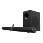 ZEBRONICS Juke BAR 6100DWS PRO 240W with Multi Connectivity (BT 5.0 | HDMI (ARC) |Optical in | USB | AUX),Wireless Subwoofer,RGB LED Lights, Wall Mountable Sound Bar with Virtual 5.1 and LED Display - Image 2