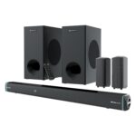 ZEBRONICS Juke BAR 9552, Dolby Audio, Dual Wireless Subwoofer & Satellite, 625 Watts, RGB LED, Bluetooth Soundbar (Black, 5.2 Channel) - Image 2