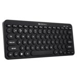 ZEBRONICS K4000MW Wireless Keyboard with 2 Bluetooth & 2.4 GHz Wireless Connection,78 Keys, Integrated Multimedia Keys,Minimalist Design,Compatible with Laptop/Desktop/Tablet/Smartphone - Image 2