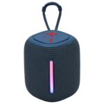 ZEBRONICS Sonic POD 22, Portable Bluetooth Speaker, 8 Watts, Upto 15 Hours Playback, Passive Radiator, BTv5.3 | TWS | USB | mSD, RGB LED, Call Function, Carry Loop (Blue) - Image 2