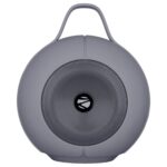 ZEBRONICS Sound POD 30 Portable Bluetooth Speaker, 12 Watts, Upto 8 Hours Playback, Passive Radiator, BTv5.3 | mSD | TWS | Splash Proof, RGB LED, Carry Handle, Deep Bass (Gray) - Image 2