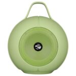 ZEBRONICS Sound POD 30 Portable Bluetooth Speaker, 12 Watts, Upto 8 Hours Playback, Passive Radiator, BTv5.3 | mSD | TWS | Splash Proof, RGB LED, Carry Handle, Deep Bass (Green) - Image 2