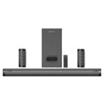 ZEBRONICS Zeb-Juke BAR 9450 PRO Dolby 5.1 Soundbar with Dolby Audio, 625 Watts Output, Dual Rear Satellites, 16.5cm Subwoofer, HDMI ARC, Optical, BT v5.0, LED Display, Wall Mount, Black - Image 2