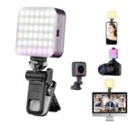 ZETY Portable LED Video Light Camera Light Laptop Light for Zoom Meeting Photography Lighting 100 LED Beads with Clip Dimmable and Rechargeable (D12S) - Image 2