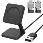 ZORBES® Compatible with with Amazfit Active 2/Bip 6, USB Charging Dock Smart Watch Desk Magnetic Charger Dock with Self-Adhesive Backing, 3.3ft Long Cable - Image 2