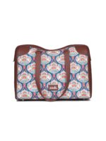 ZOUK Women's Conference Office Bag | Jute | Vegan Leather Handcrafted Tote Bag Ideal For Work Office With Double Handle Straps - Image 2