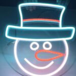 Zesta Snowman Room Decor Lights Strip Light/Home Decor Lights For Living Room Decor/Bedroom Wall Decor/Gaming Room Accessories/Sky Blue Neon Lights for Wall - Image 2