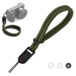 Zibuyu® Military Green Quick Release Camera Strap - Handwoven camera Wrist Strap for DSLR and Mirrorless Cameras, Adjustable Camera Accessories with Buckle - Image 2