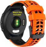 Zitel® Band Compatible with Garmin Forerunner 265, 255, 255 Music, Vivoactive 4 45mm, Venu 245 mm, Venu 3 45mm - 22mm Wide Quick Release Watch Band - Image 2