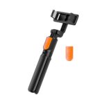 amazon basics Bluetooth-Enabled Extendable Selfie Stick/Tripod with Wireless Remote, 360-Degree Adjustable, Compatible with iPhone and Android Smart Phones (Black) - Image 2